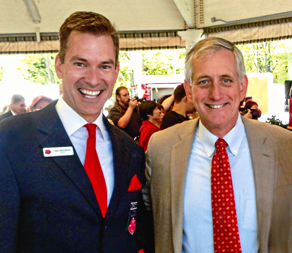 John with Portland Mayor Charlie Hales.